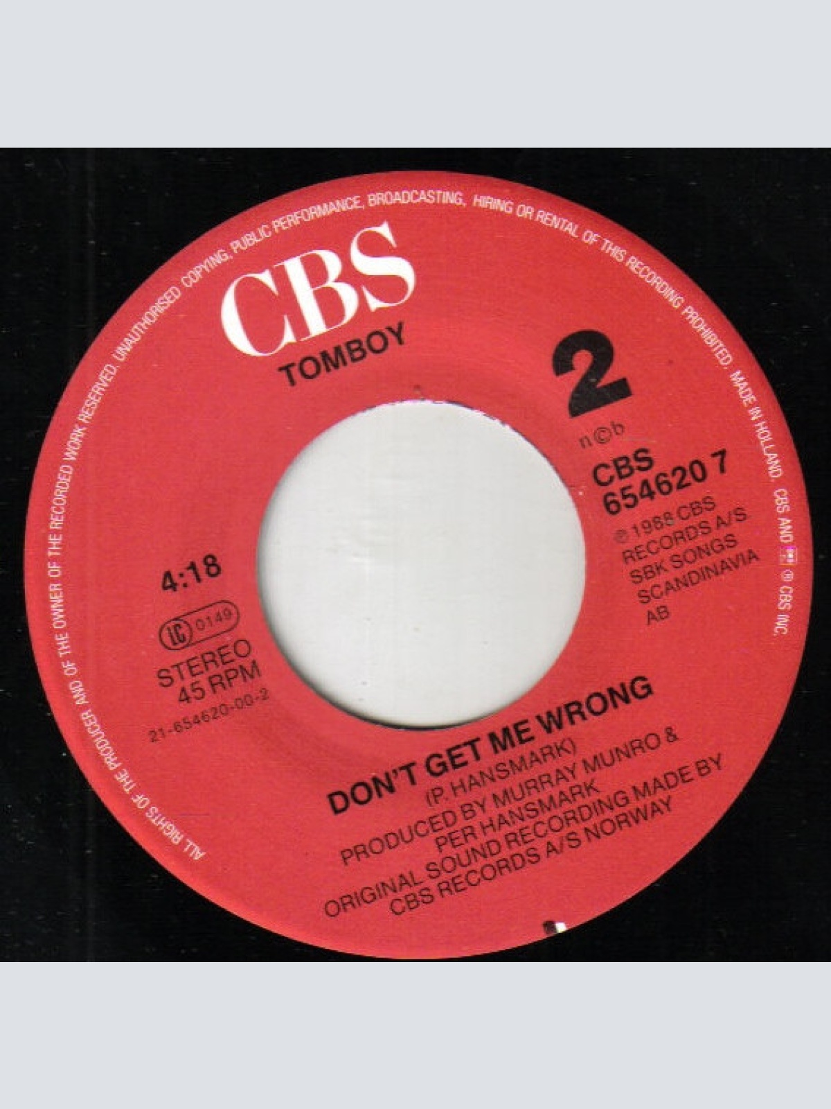 Vinyl / Tomboy (3) - These Lonely Nights