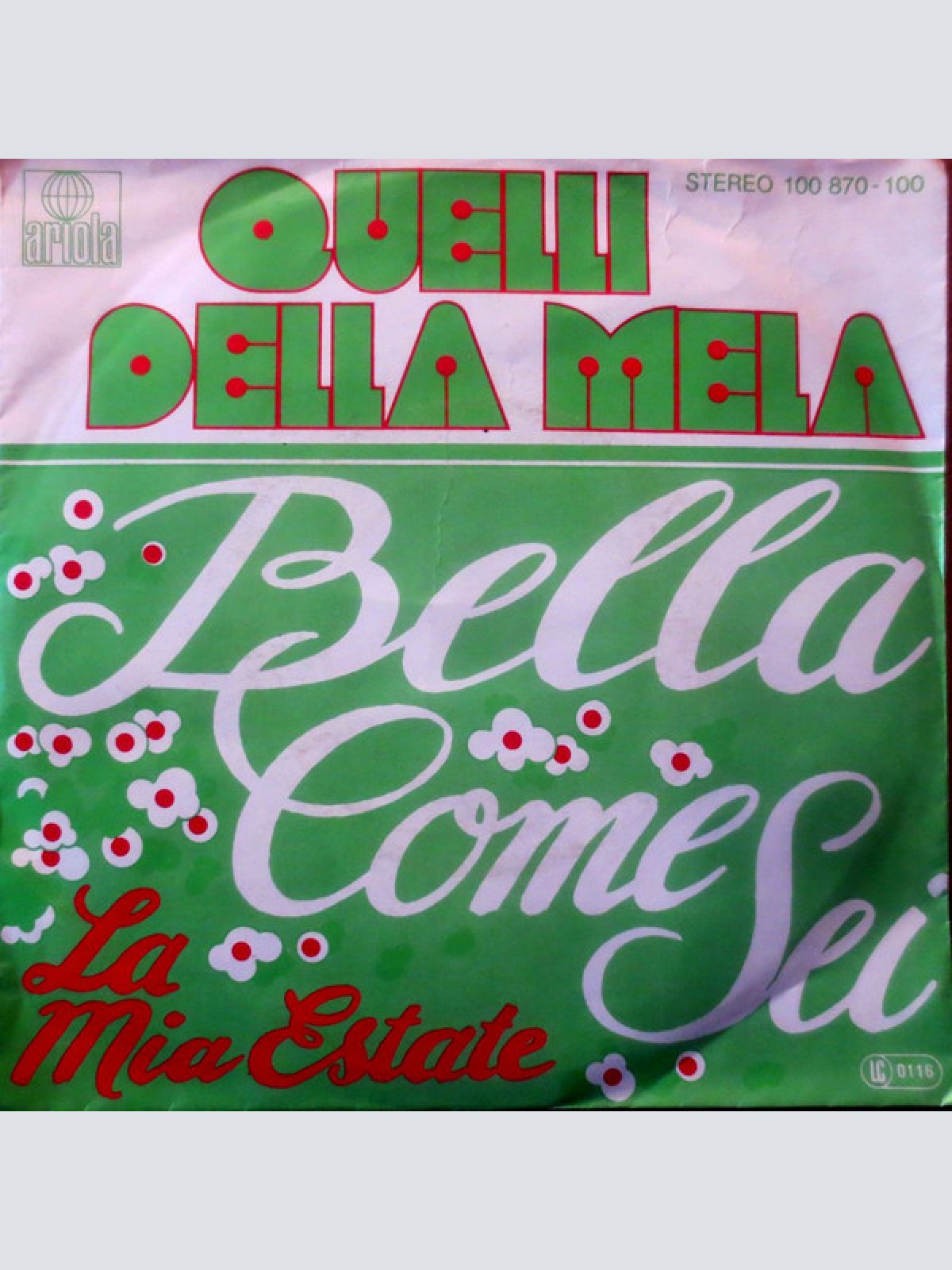 Vinyl / Quelli Della Mela - Bella Come Sei