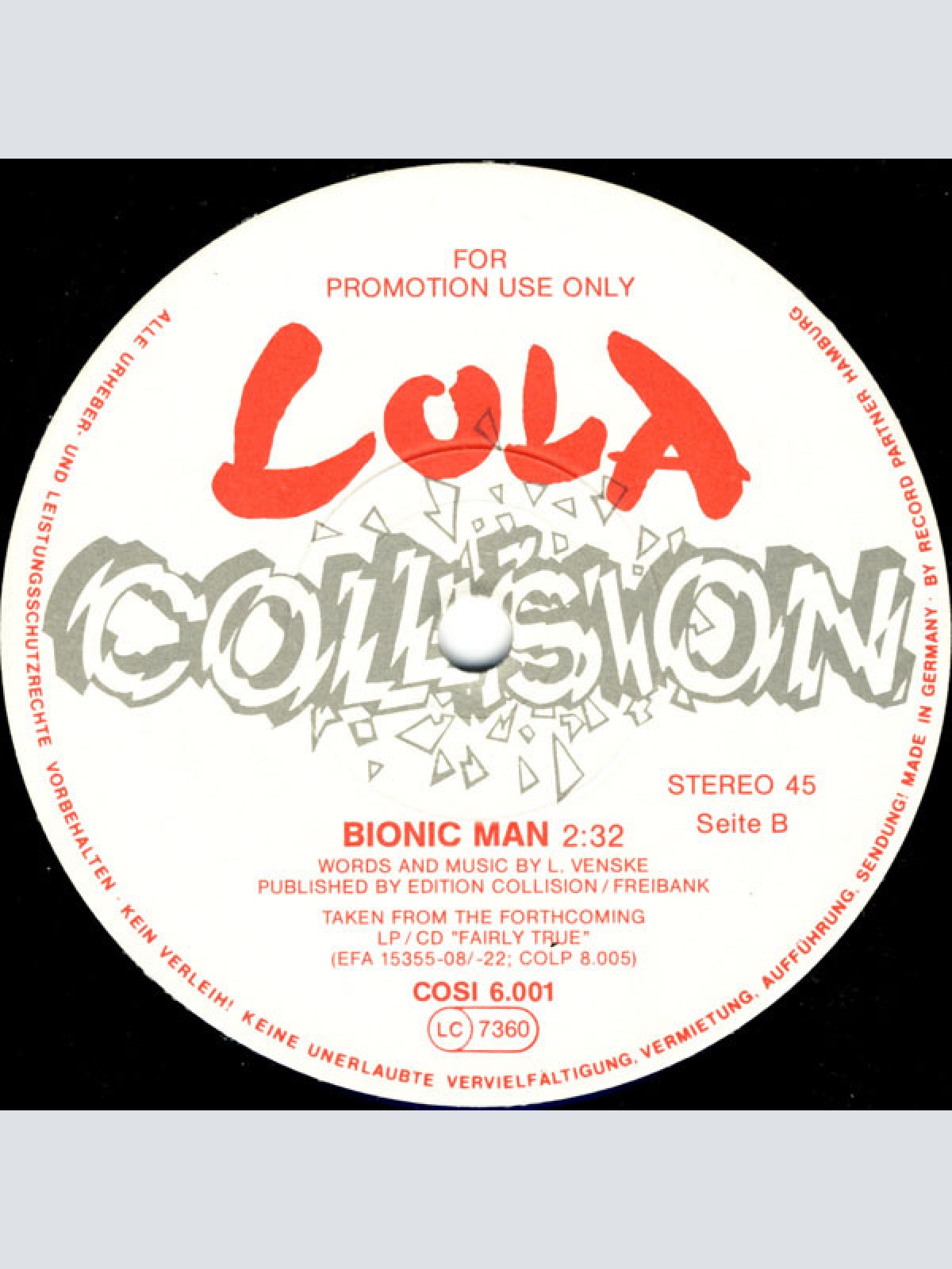 Vinyl / Lola* - Dividin' Line