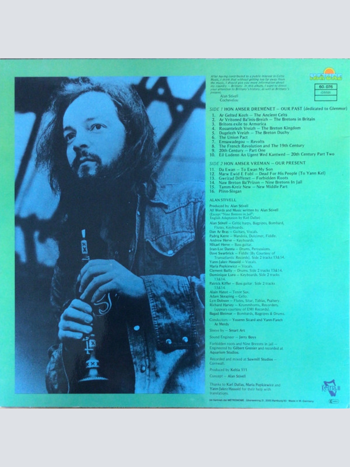 Vinyl / Alan Stivell - Before Landing (Raok Dilestra)