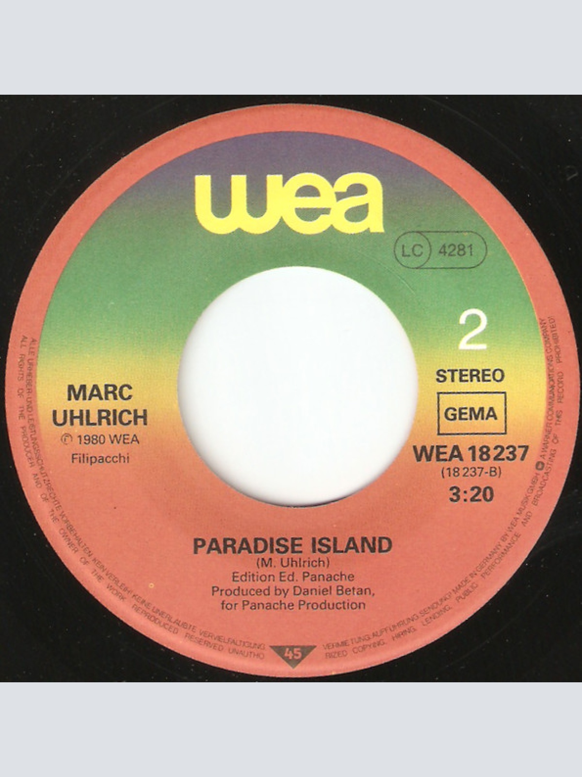 Vinyl / Marc Uhlrich - Ophelia