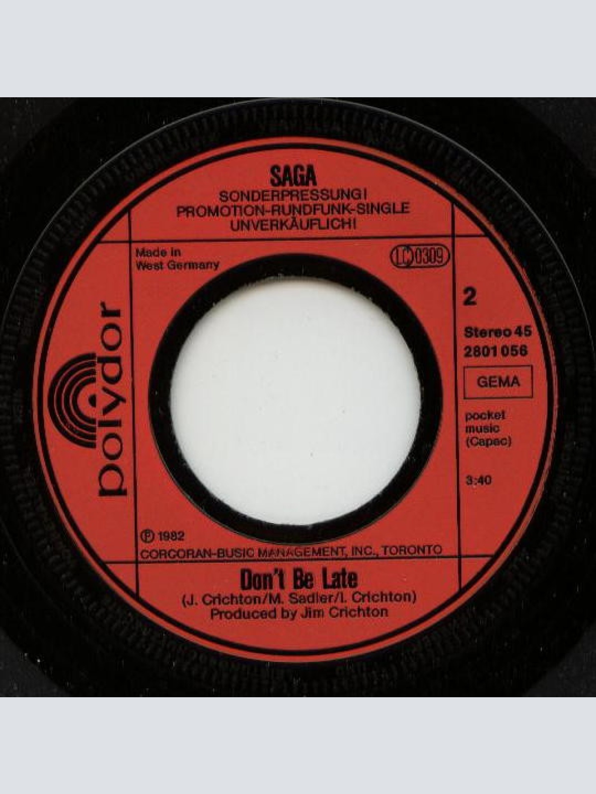 Vinyl / Saga (3) - On The Loose (Live)