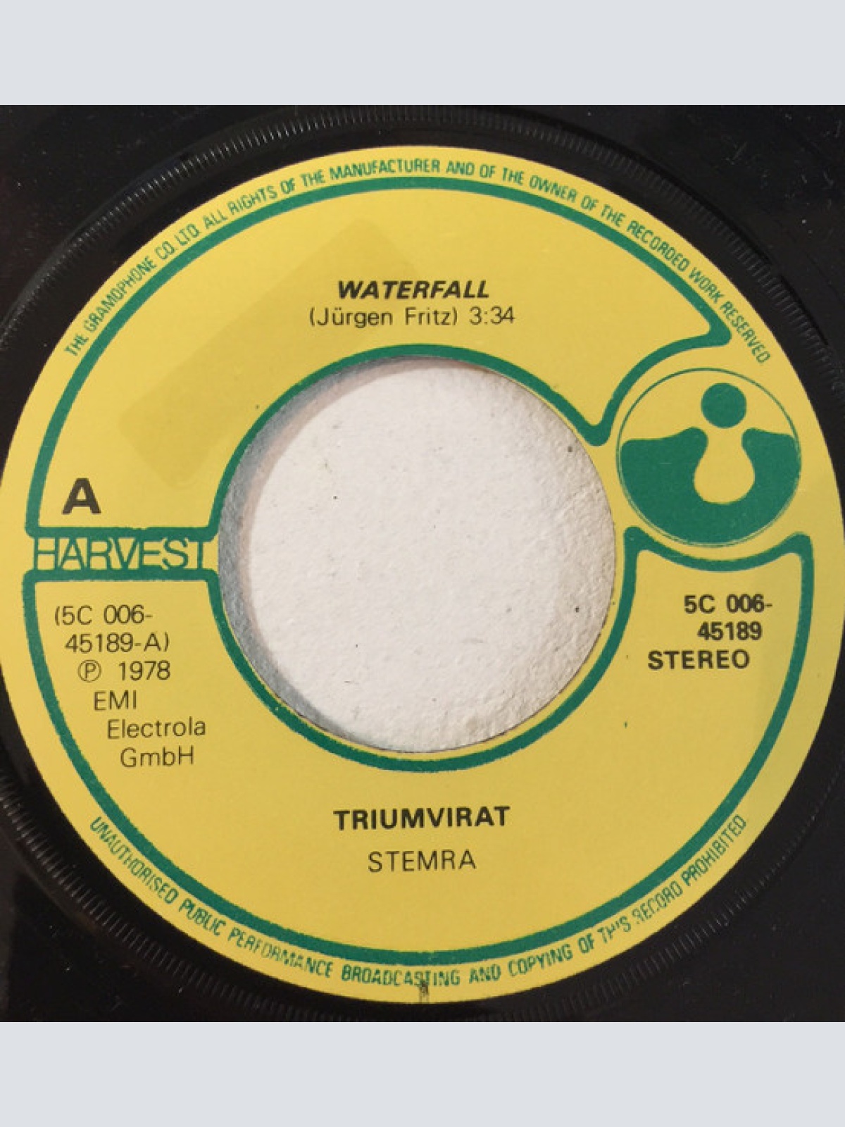 Vinyl / Triumvirat - Waterfall / Jo Ann Walker