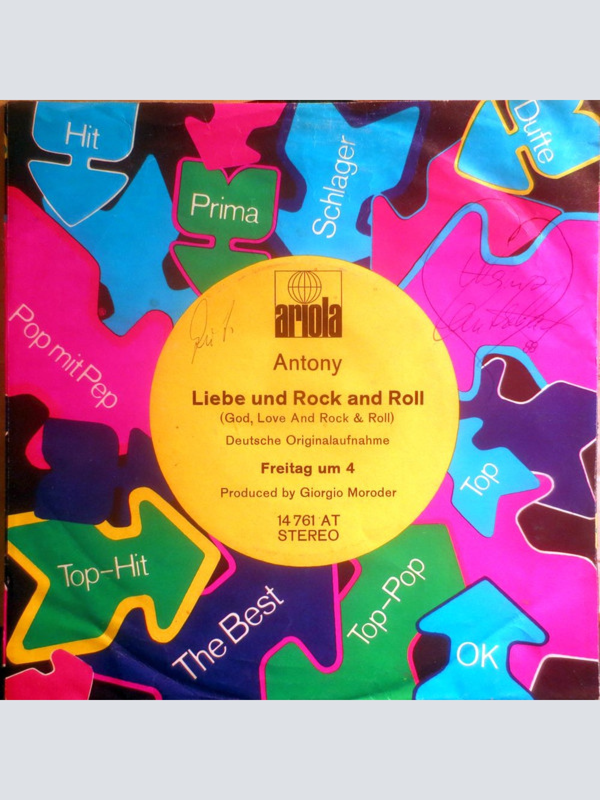 Vinyl / Antony* - Liebe Und Rock'n Roll (God, Love And Rock & Roll)