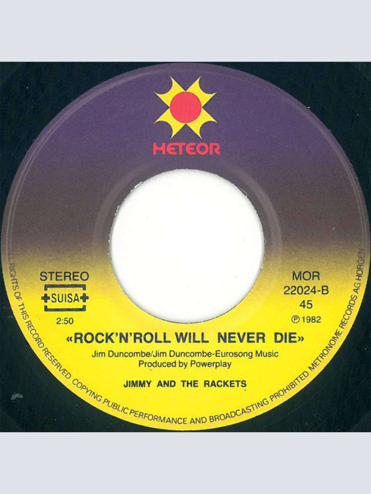 Vinyl / Jimmy And The Rackets* - Annamarie