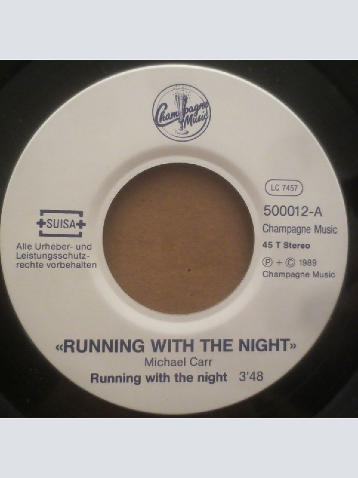 Vinyl / Michael Carr (2) - Running With The Night