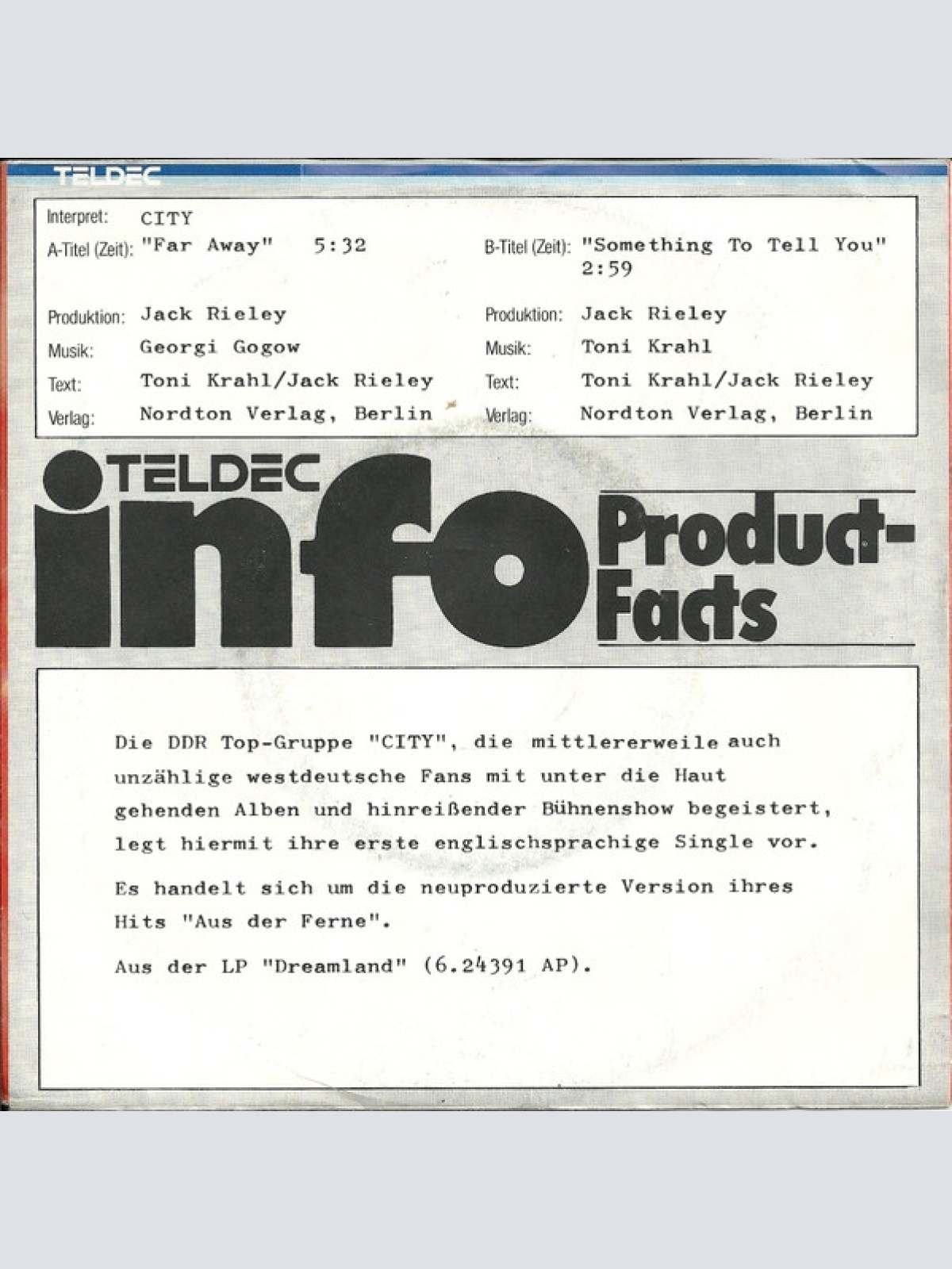 Vinyl / City (3) - Far Away