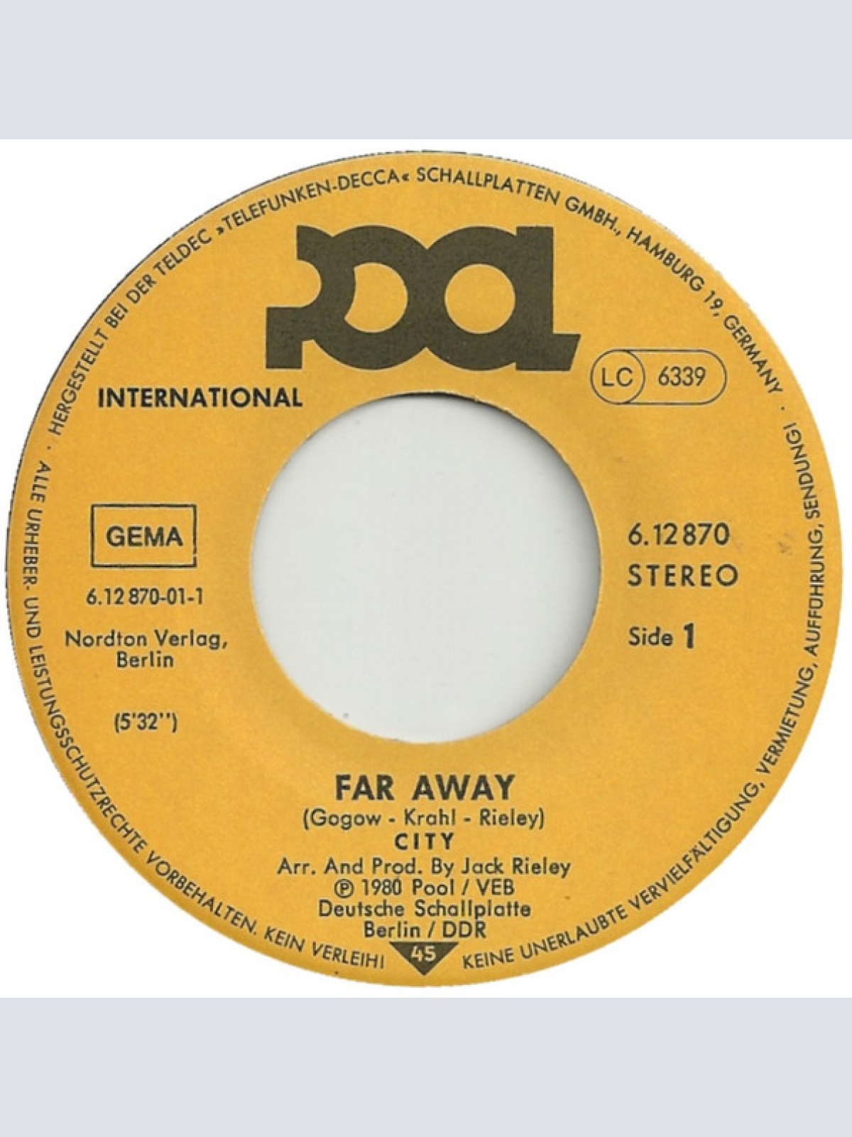 Vinyl / City (3) - Far Away