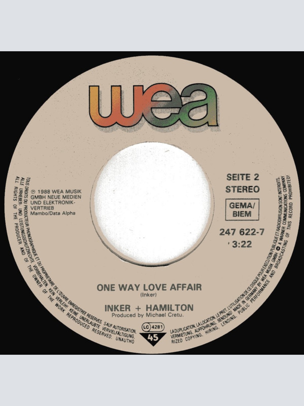 Vinyl / Inker & Hamilton - Heaven Knows