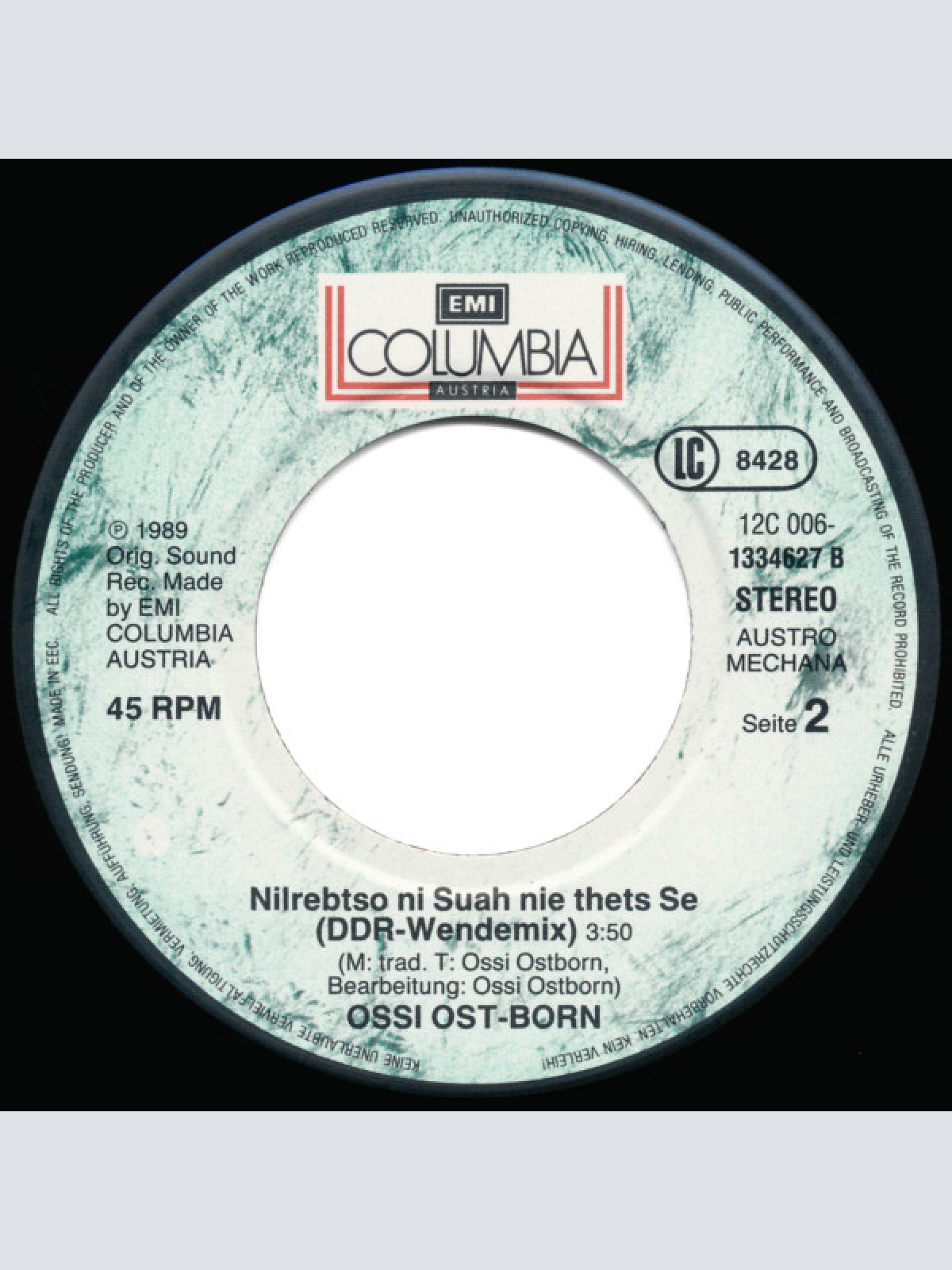 Vinyl / Ossi Ost-Born - Es Steht Ein Haus In Ostberlin