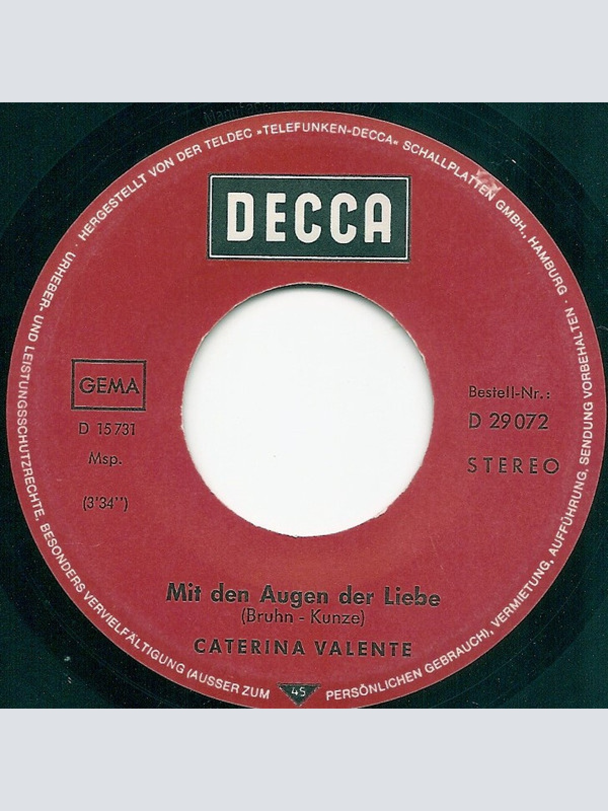Vinyl / Caterina Valente - Manolo