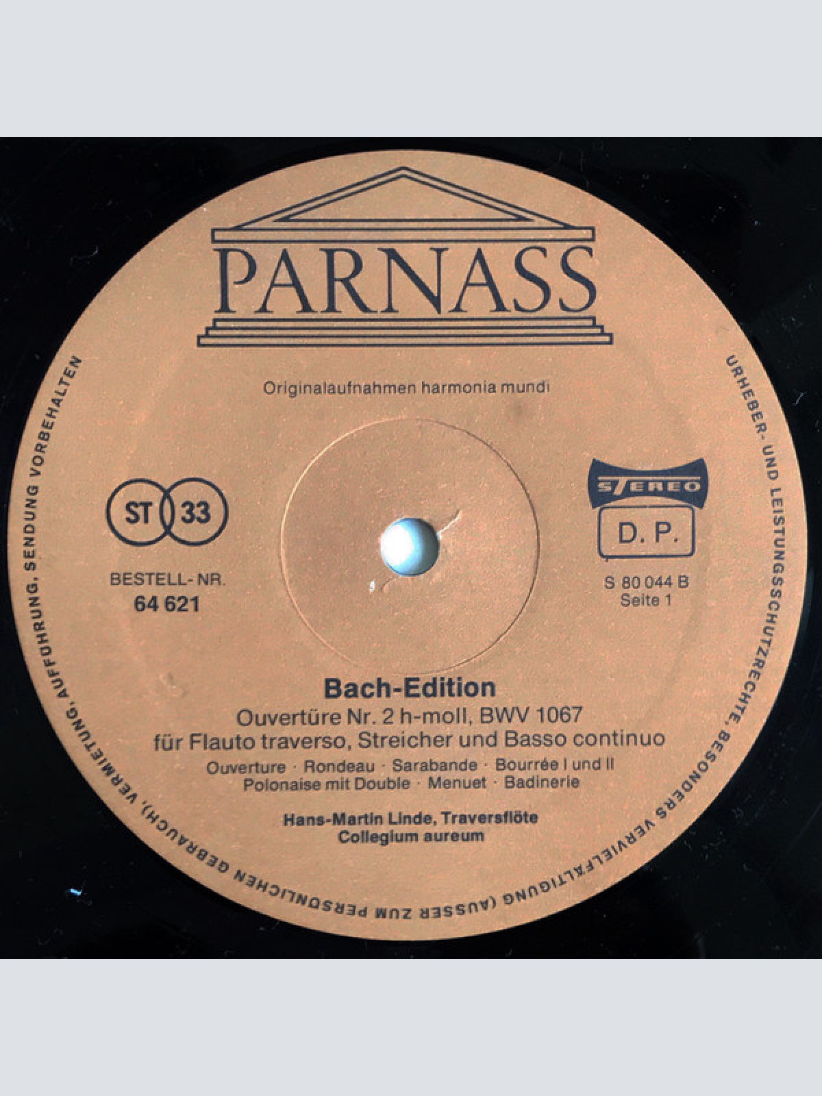 Vinyl / J. S. Bach* / Collegium Aureum - Ouvertüren 2 Und 3