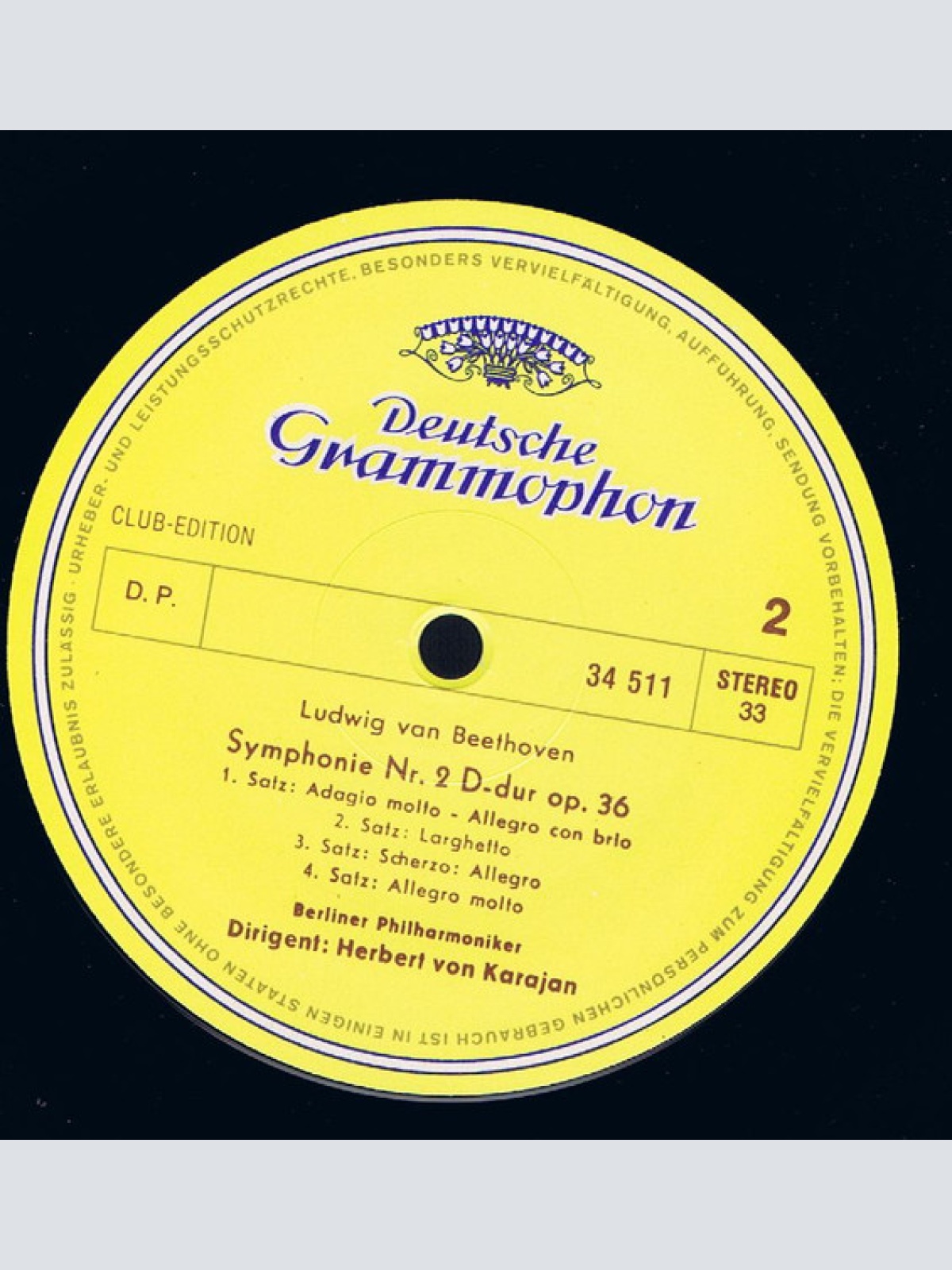 Vinyl / Beethoven*, Berliner Philharmoniker, Herbert von Karajan - Herbert Von Karajan Dirigiert Beethoven-Sinfonien / Sinfonien Nr. 1 U. 2