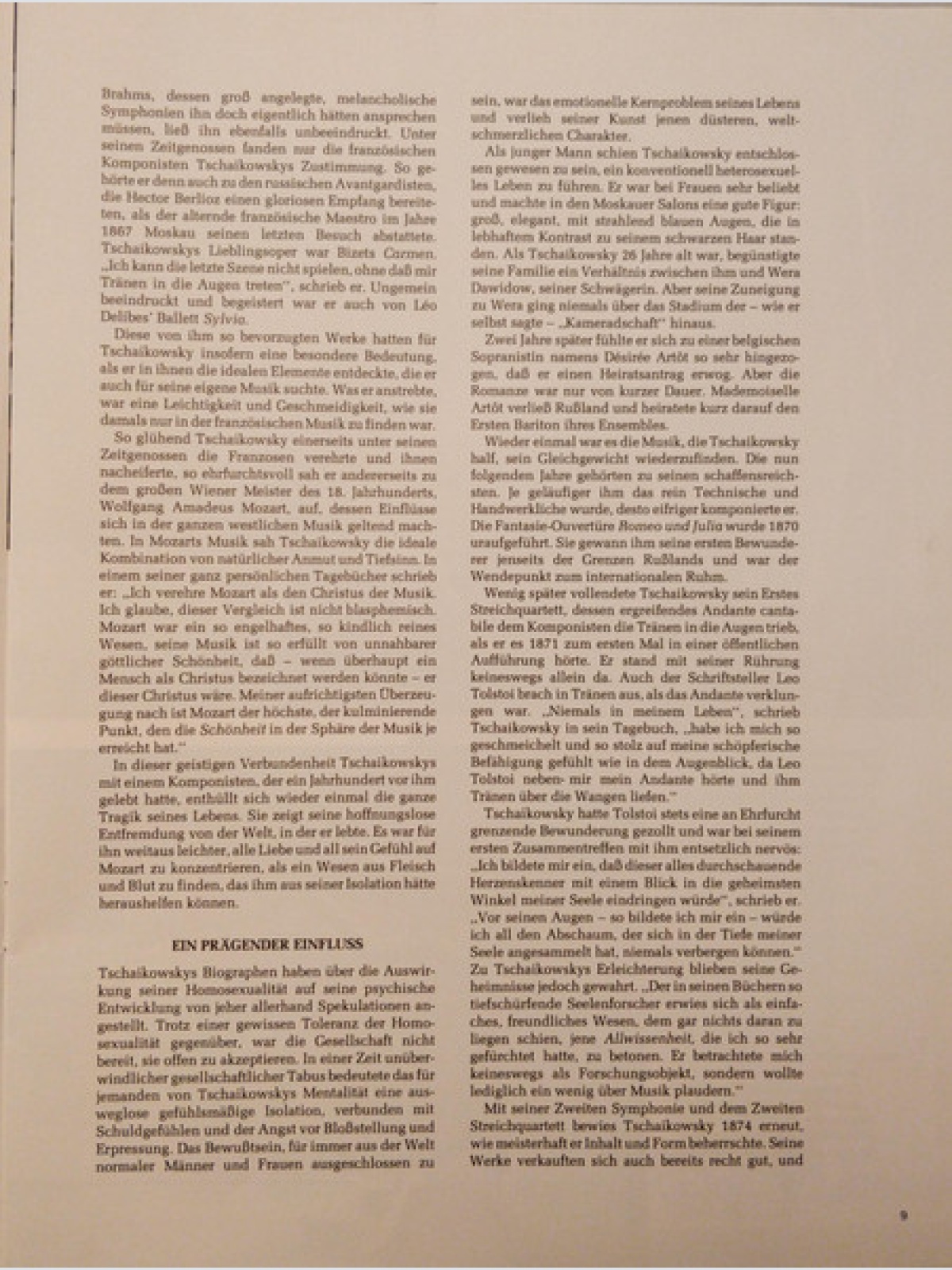 Vinyl / Peter Iljitsch Tschaikowsky* - Grosse Meister Der Musik