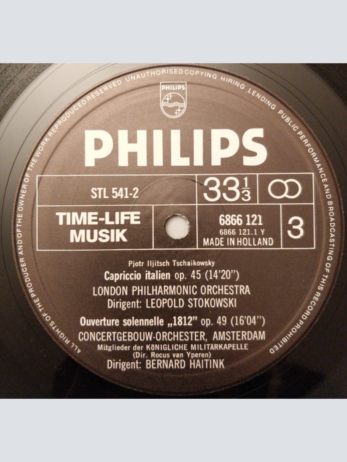 Vinyl / Peter Iljitsch Tschaikowsky* - Grosse Meister Der Musik