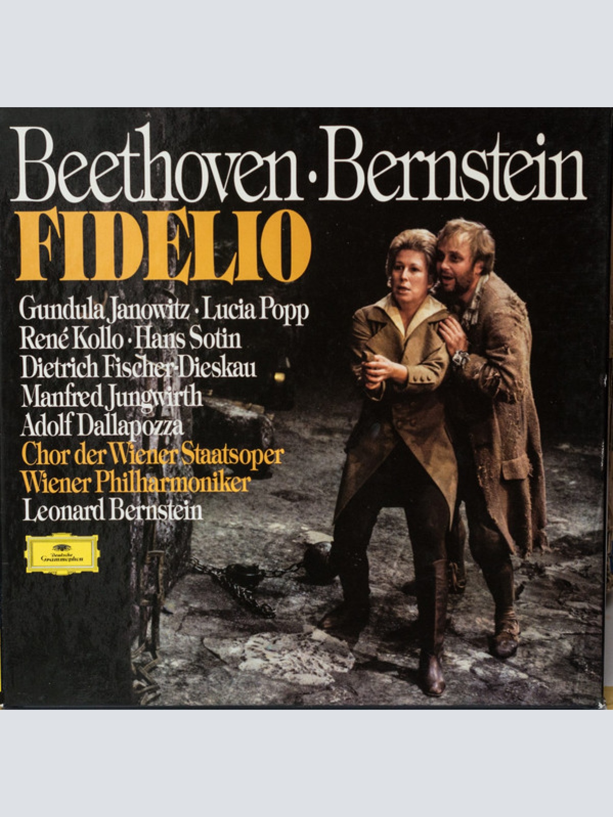 Vinyl / Ludwig van Beethoven - Leonard Bernstein - Chor Der Wiener Staatsoper* - Wiener Philharmoniker, Gundula Janowitz, Lucia Popp, René Kollo, Hans Sotin, Dietrich Fischer-Dieskau, Manfred Jungwirth, Adolf Dallapozza - Fidelio