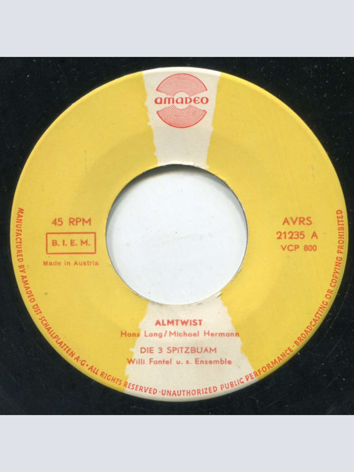 Vinyl / Die 3 Spitzbuam* - Alm Twist