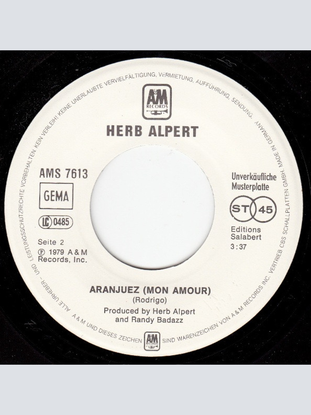 Vinyl / Herb Alpert - Rise