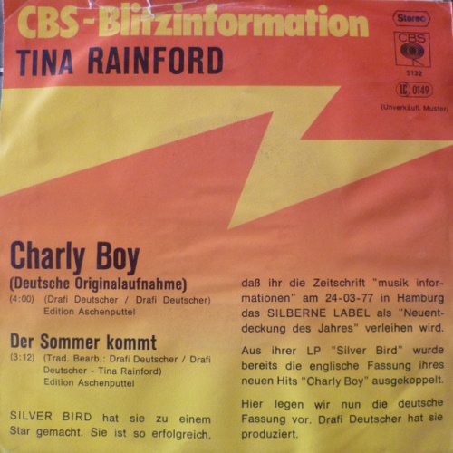 Vinyl / Tina Rainford - Charly Boy