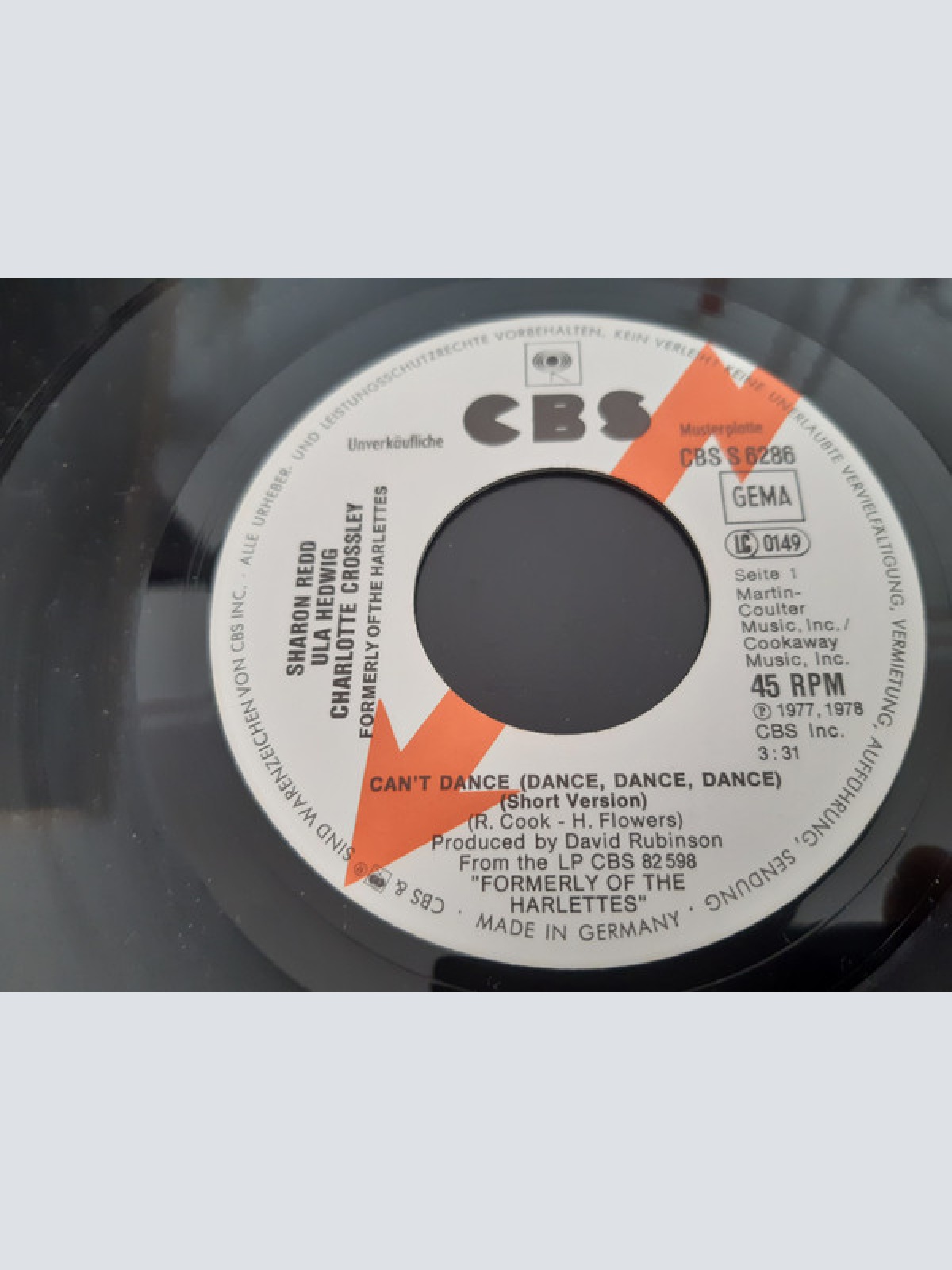 Vinyl / Sharon Redd, Ula Hedwig, Charlotte Crossley - Can't Dance (Dance Dance Dance)