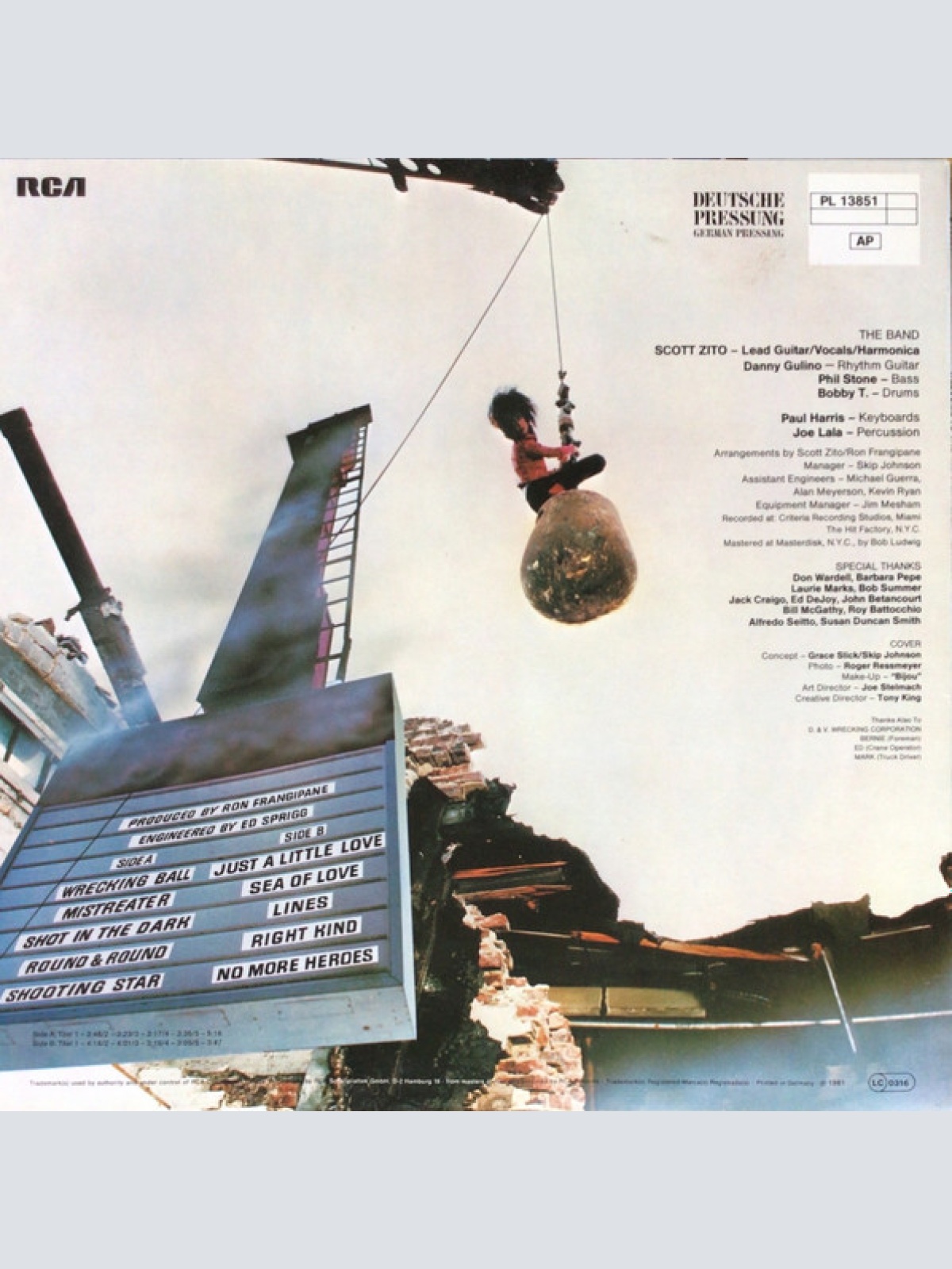 Vinyl / Grace Slick - Welcome To The Wrecking Ball!