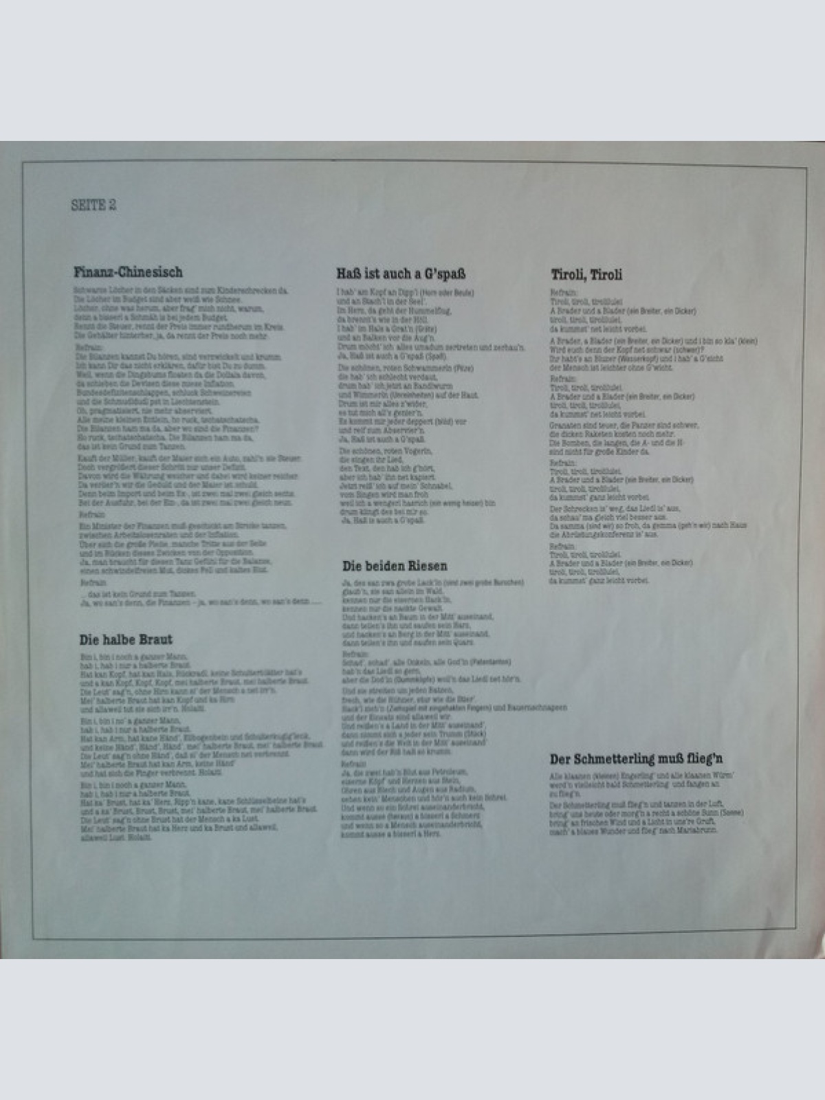 Vinyl / Arik Brauer - 7 Auf Einen Streich