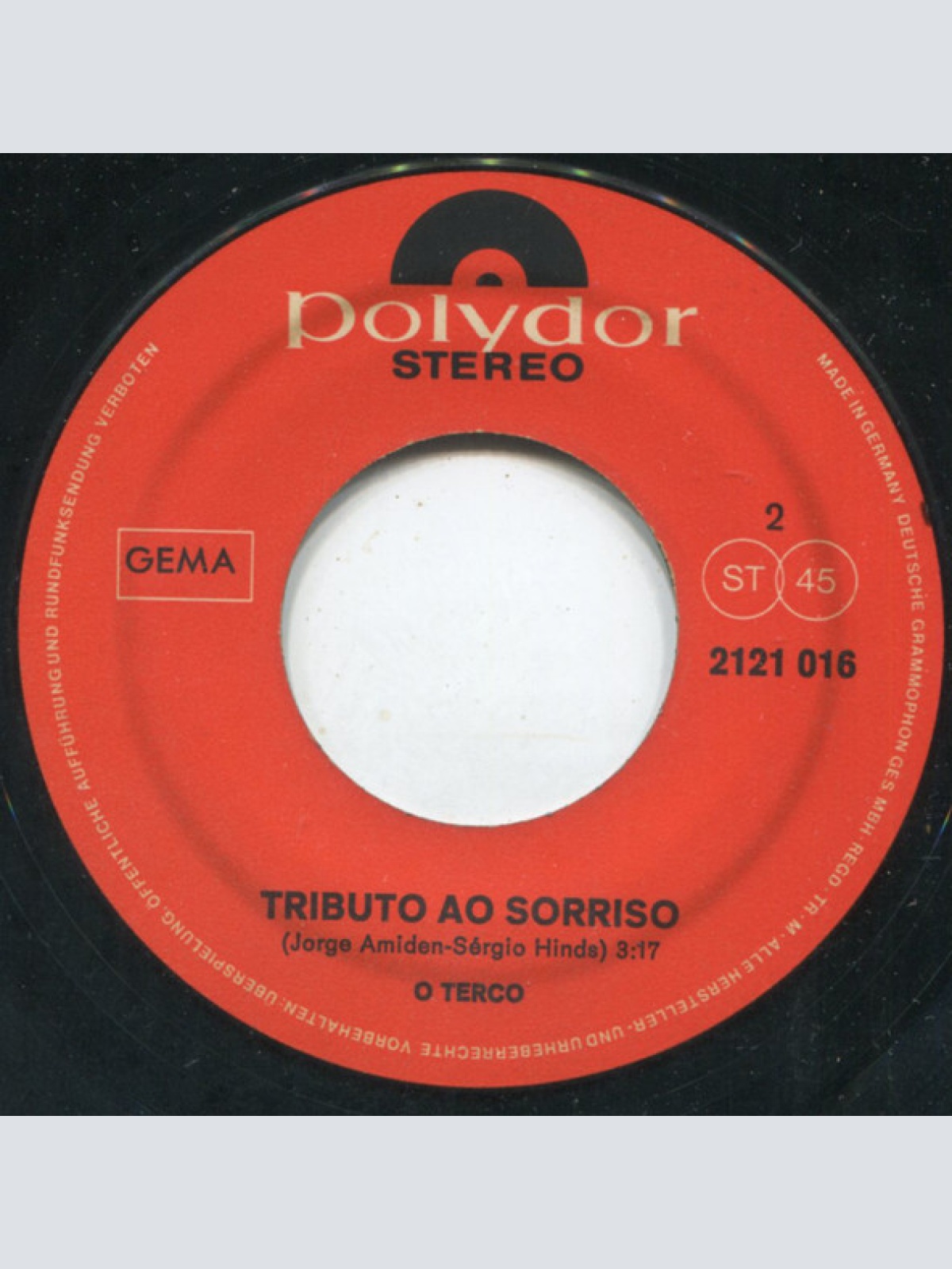 Vinyl / S.A.M. (Sociedade Amigos Do Mocotó), O Terco* - Mocoto