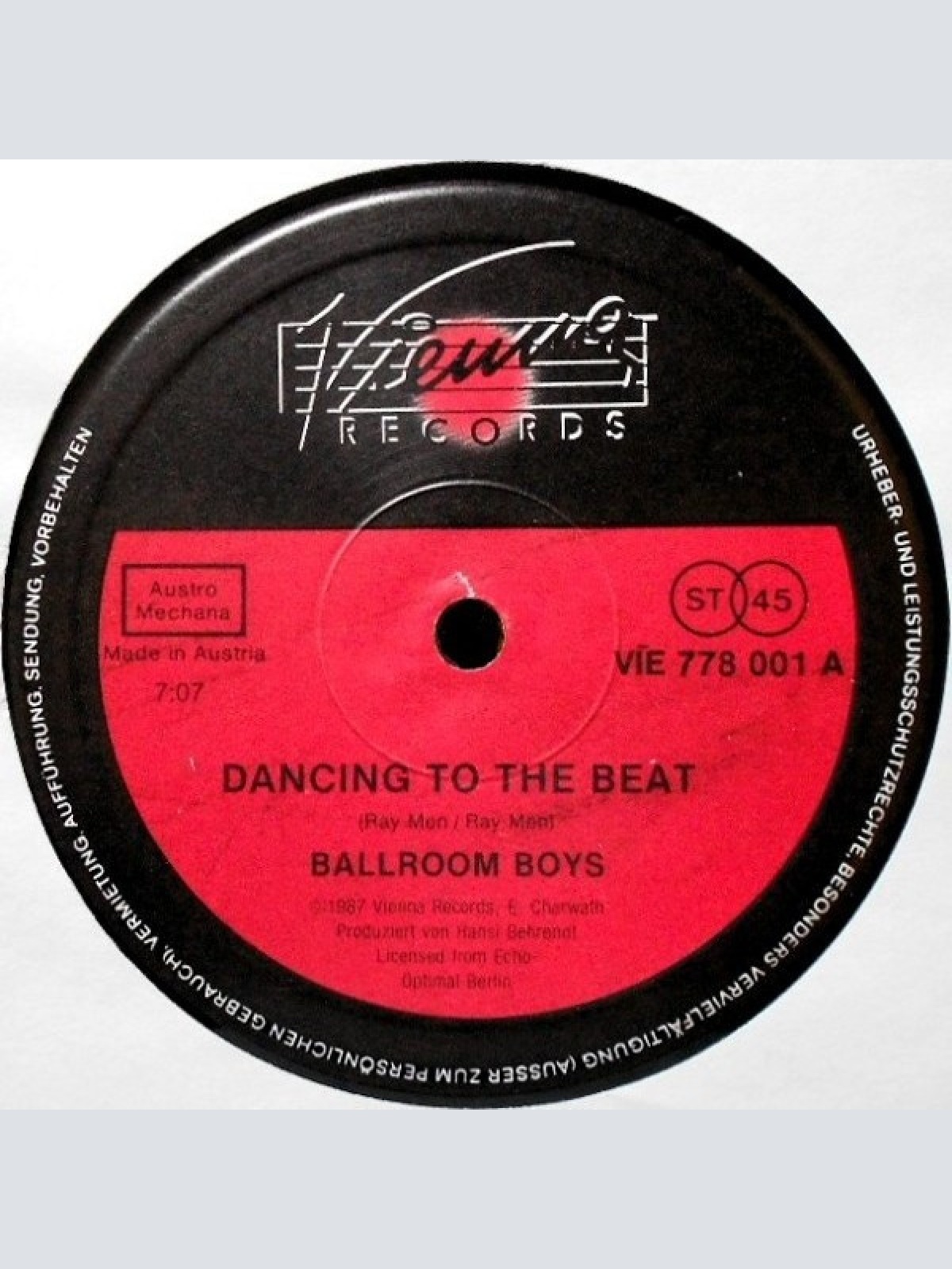 Vinyl / Ballroom Boys - Dancing To The Beat