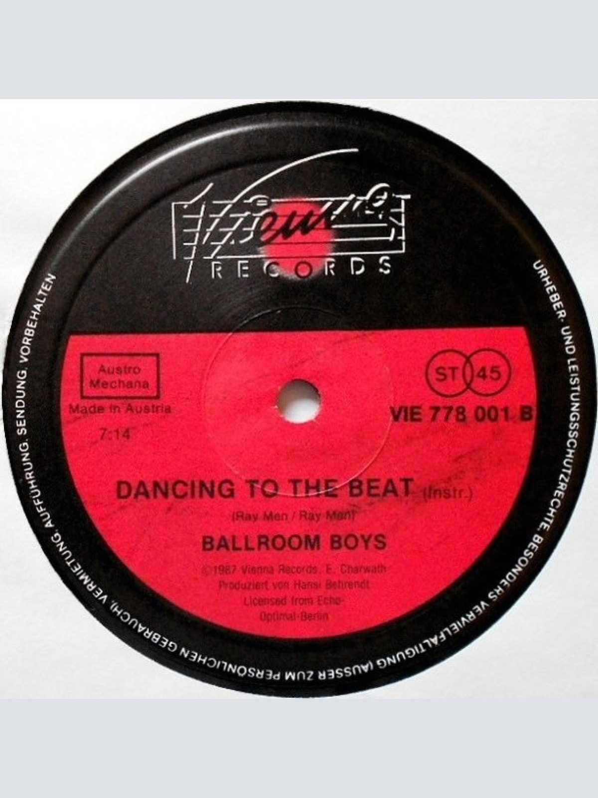Vinyl / Ballroom Boys - Dancing To The Beat