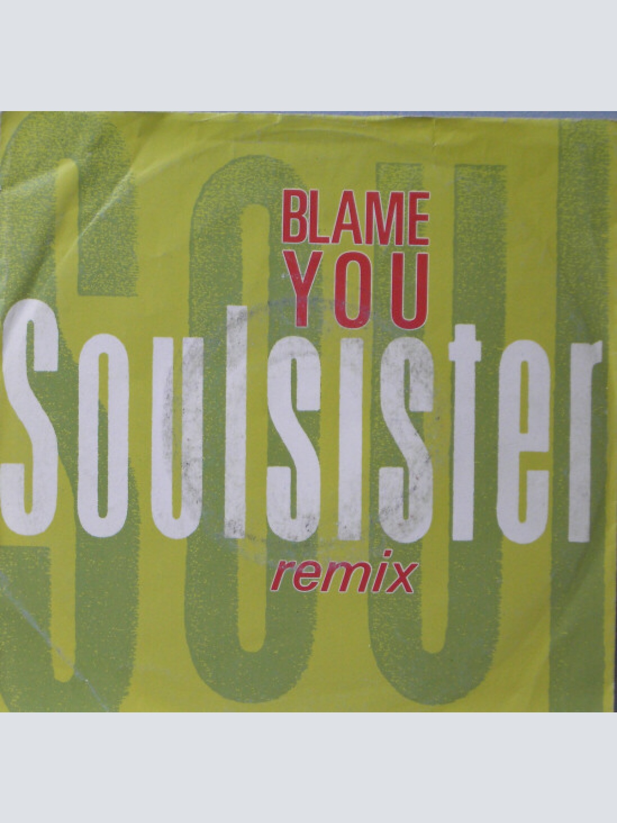 Vinyl / Soulsister - Blame You (Remix)