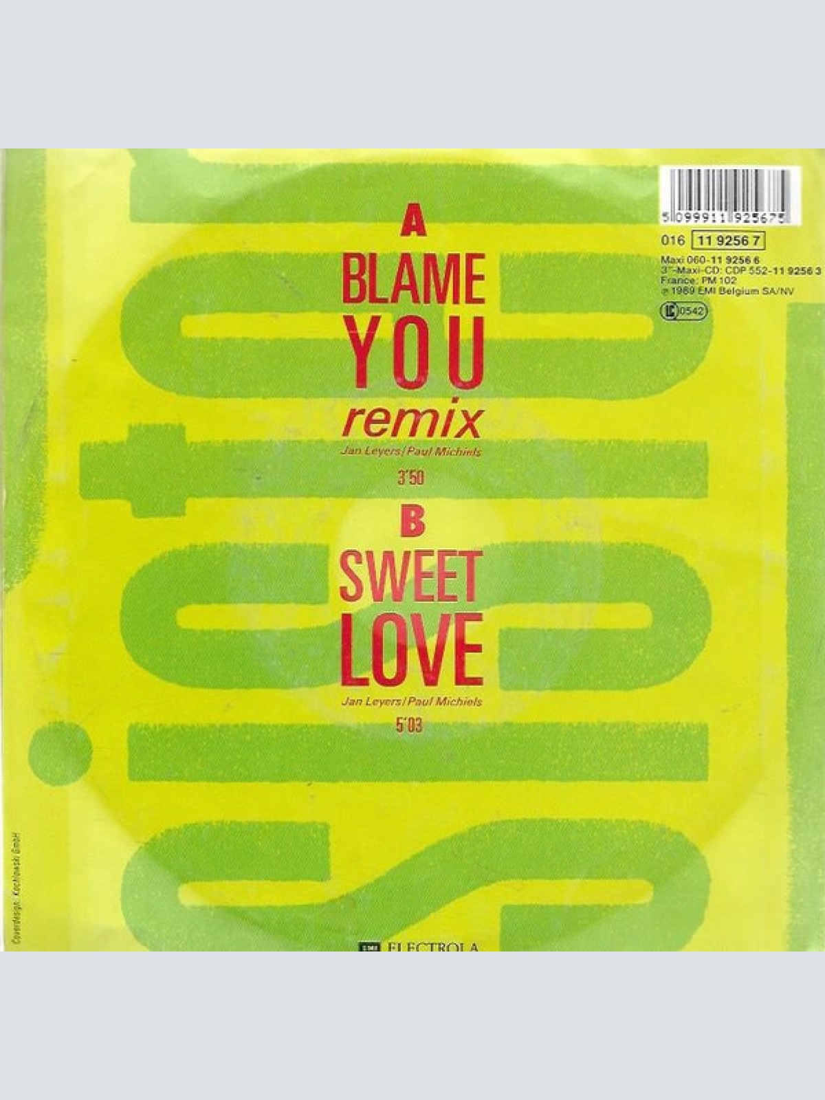 Vinyl / Soulsister - Blame You (Remix)