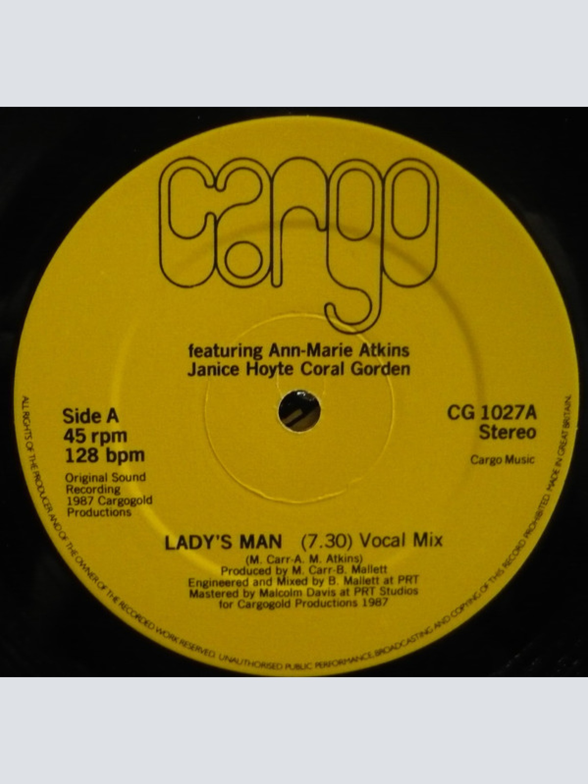 Vinyl / Cargo (2) - Lady's Man