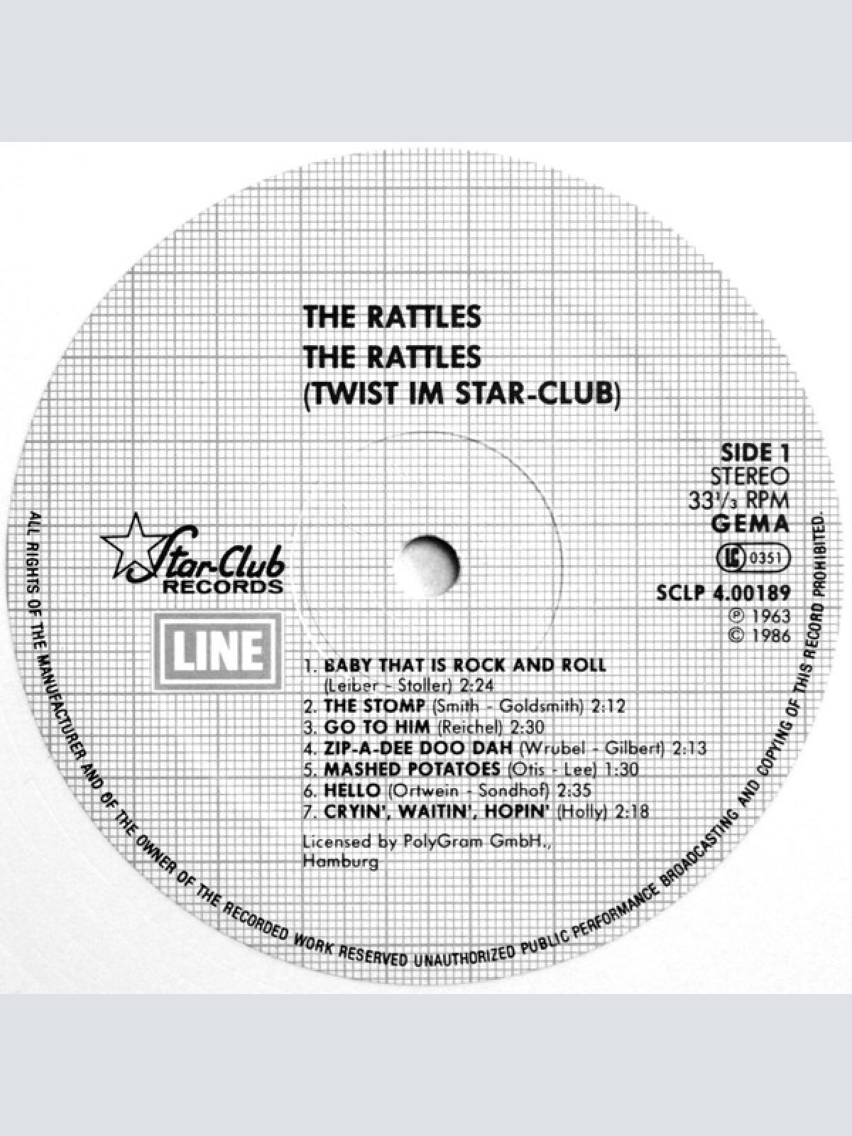 Vinyl / The Rattles - Twist Im Star-Club Hamburg