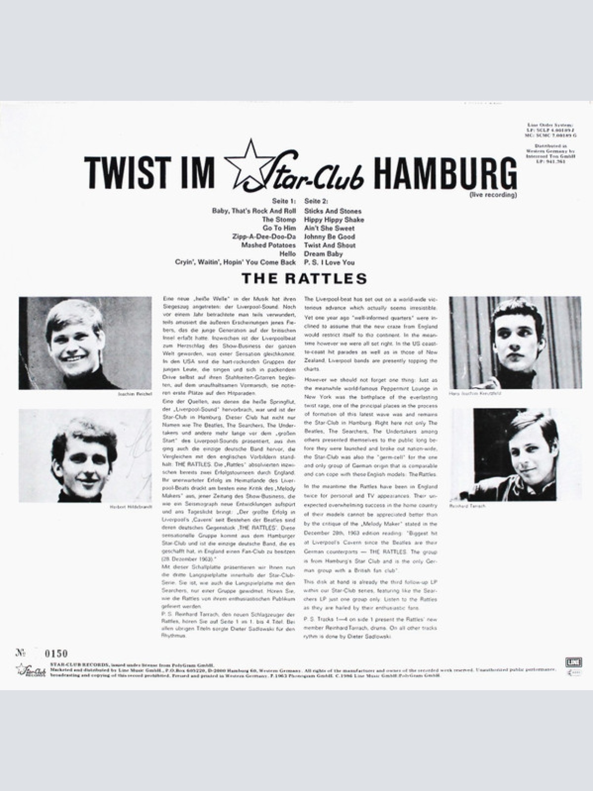 Vinyl / The Rattles - Twist Im Star-Club Hamburg