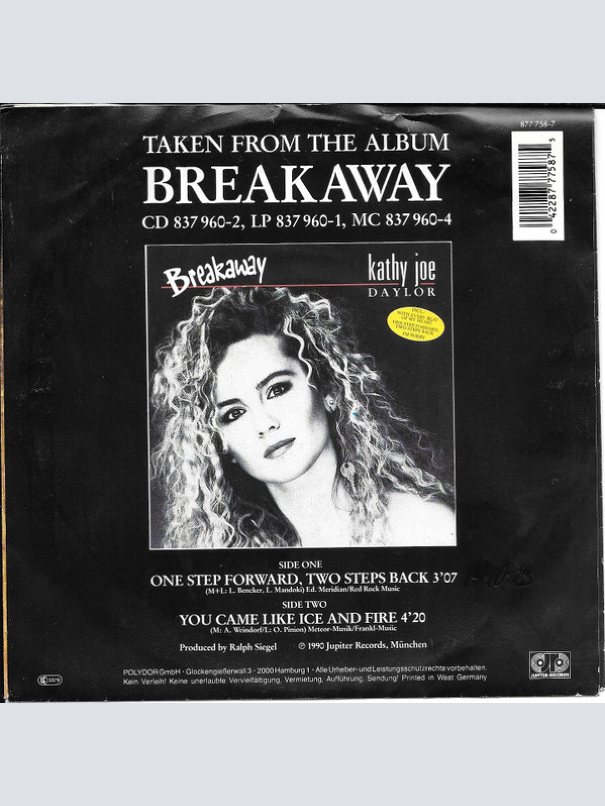 Vinyl / Kathy Joe Daylor - One Step Forward Two Steps Back