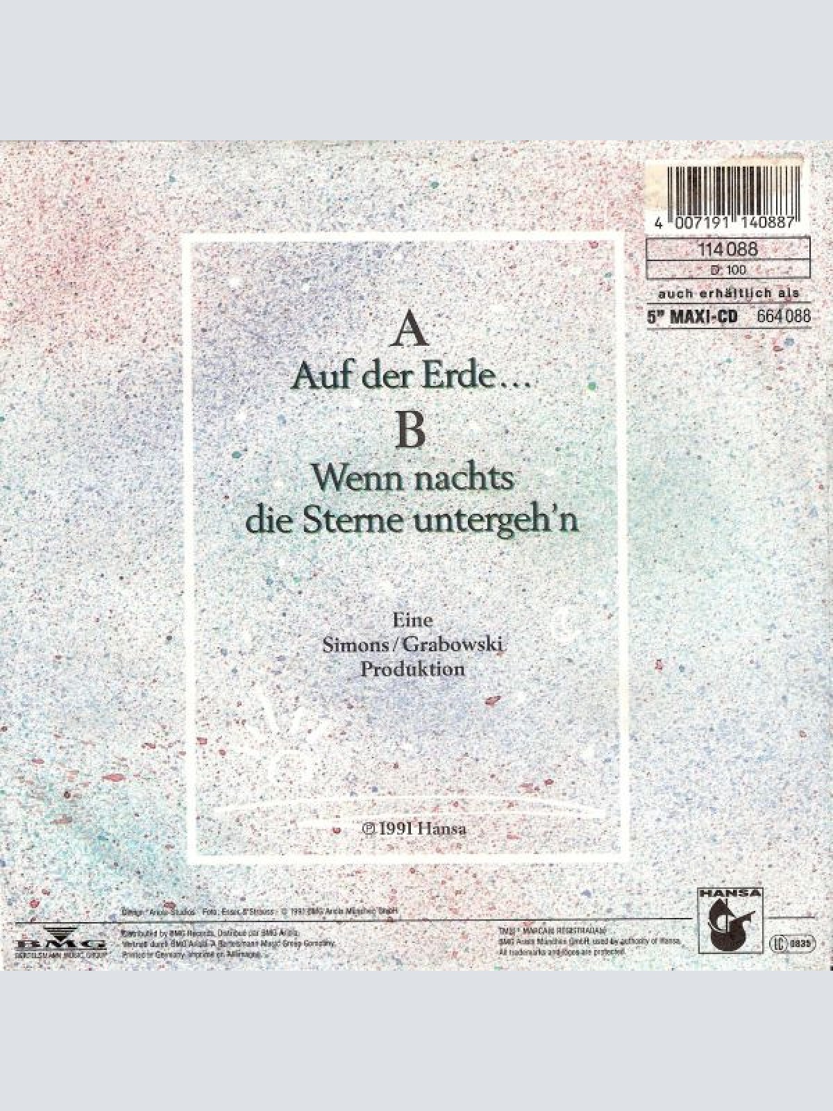 Vinyl / Jacqueline (5) - Auf Der Erde...