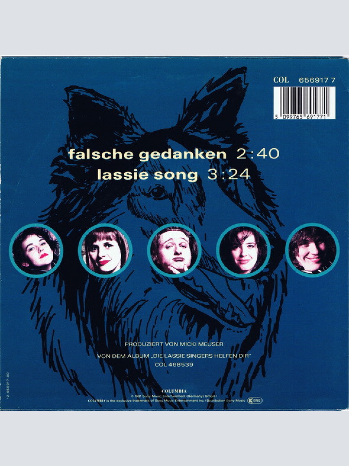 Vinyl / Die Lassie Singers - Falsche Gedanken / Lassie Song