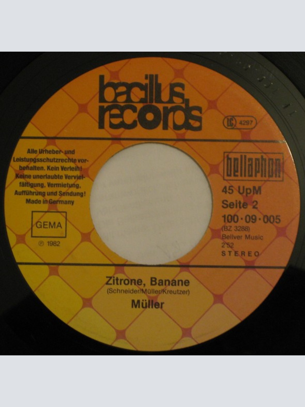 Vinyl / Müller* - Kein König / Zitrone Banane