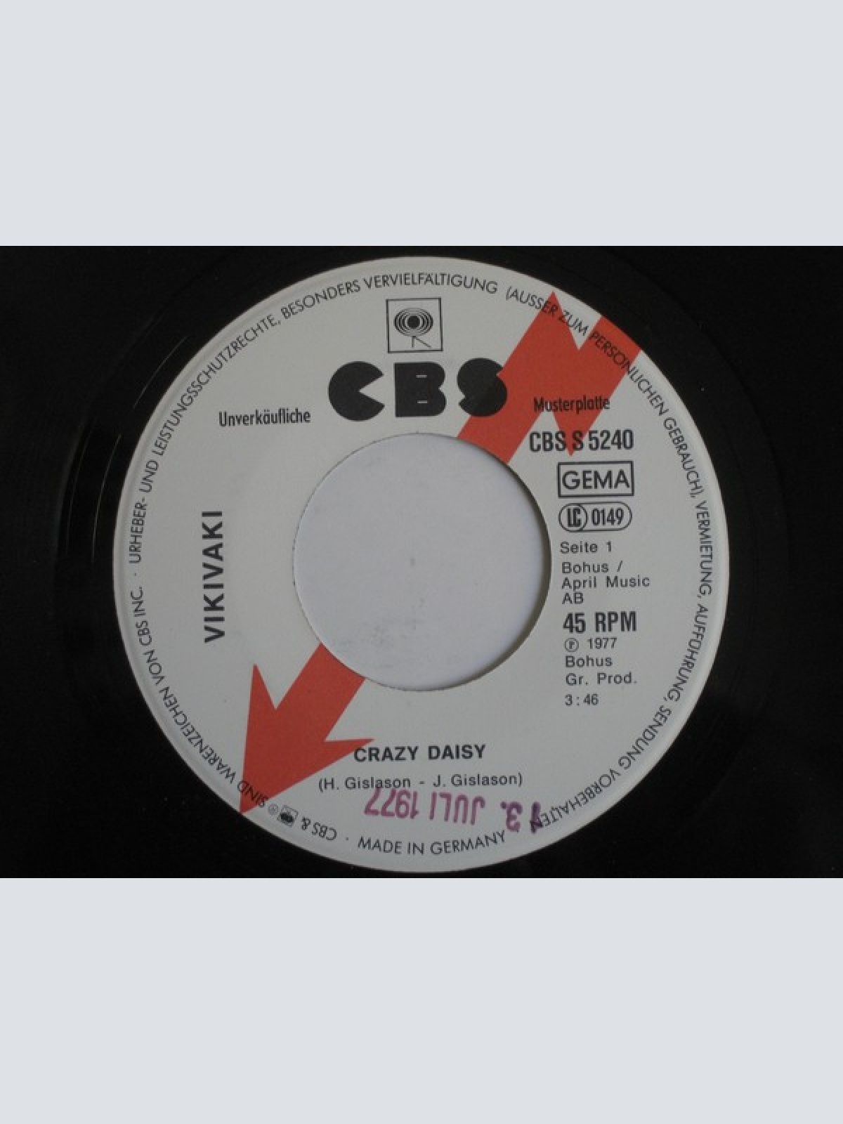 Vinyl / Vikivaki - Crazy Daisy