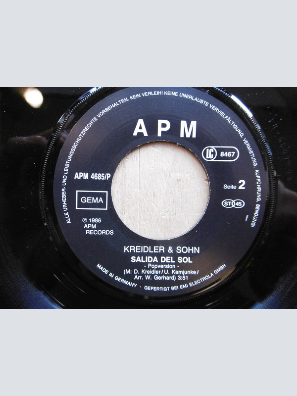 Vinyl / Kreidler & Sohn - Salida Del Sol