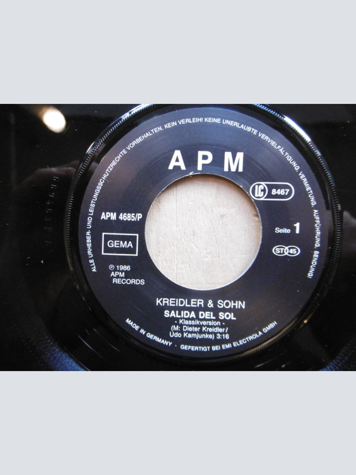 Vinyl / Kreidler & Sohn - Salida Del Sol