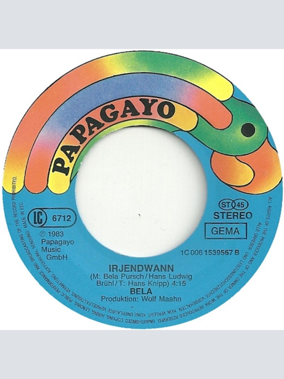 Vinyl / Bela* - Abflug