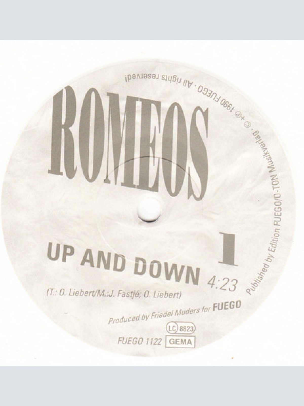 Vinyl / Romeos - Up And Down