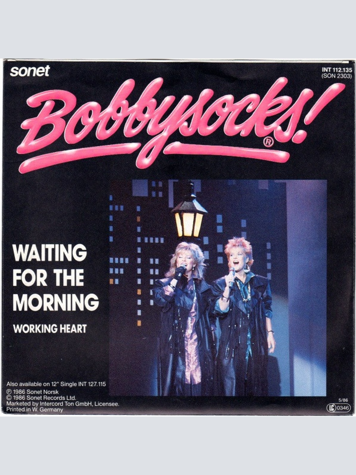 Vinyl / Bobbysocks - Waiting For The Morning