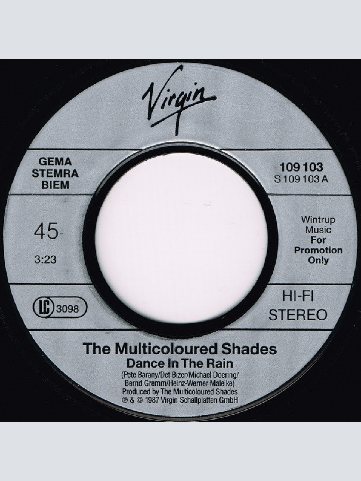 Vinyl / Multicoloured Shades* - Dance In The Rain