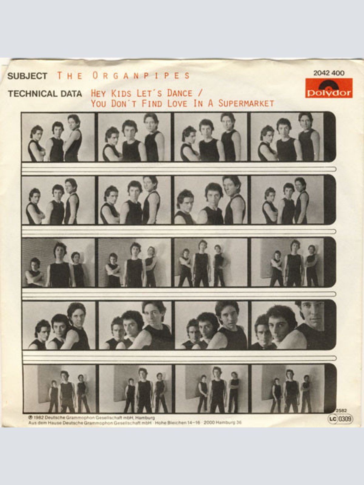 Vinyl / The Organpipes - Hey Kids Let's Dance