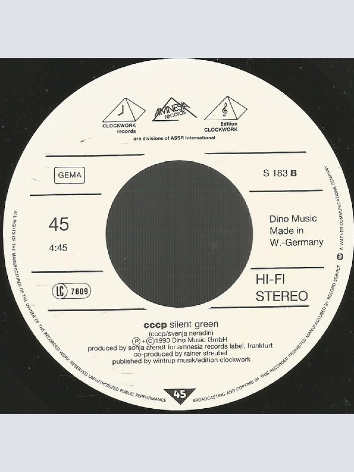 Vinyl / C.C.C.P. - Don't Kill The Rain Forest