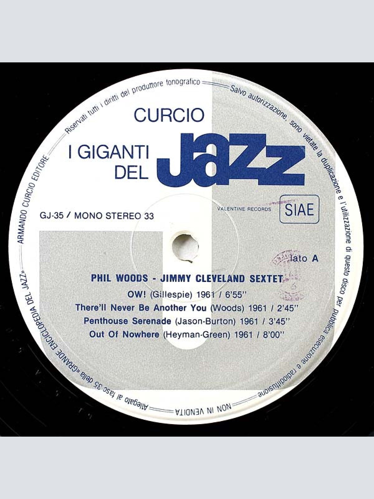 Vinyl / Phil Woods - Max Roach Quintet - Woody Herman And His Orchestra - Gerry Mulligan's New Sextet - And Many Others* - Jazz Giants