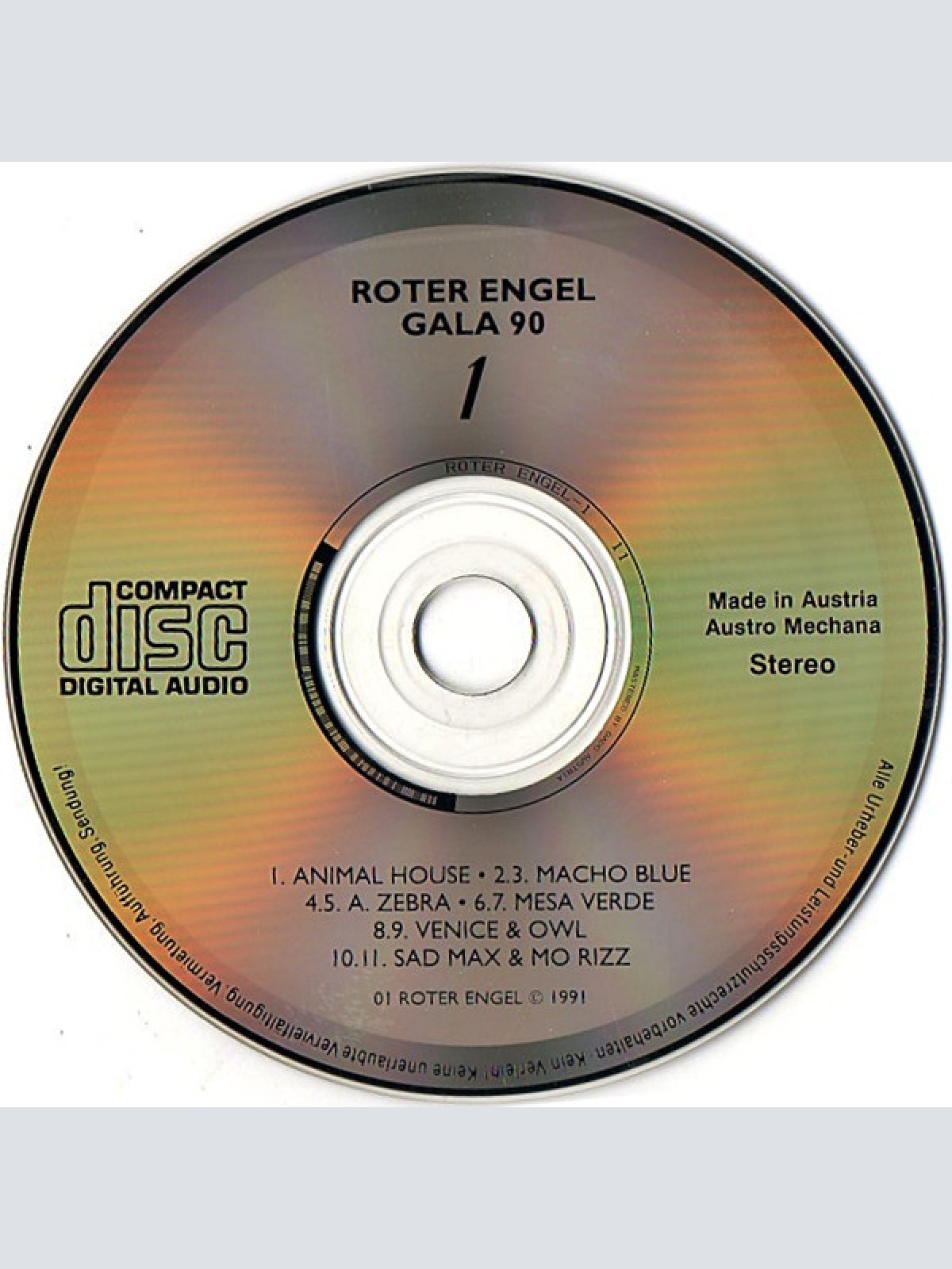 CD / Various - Roter Engel Gala 90 (1)