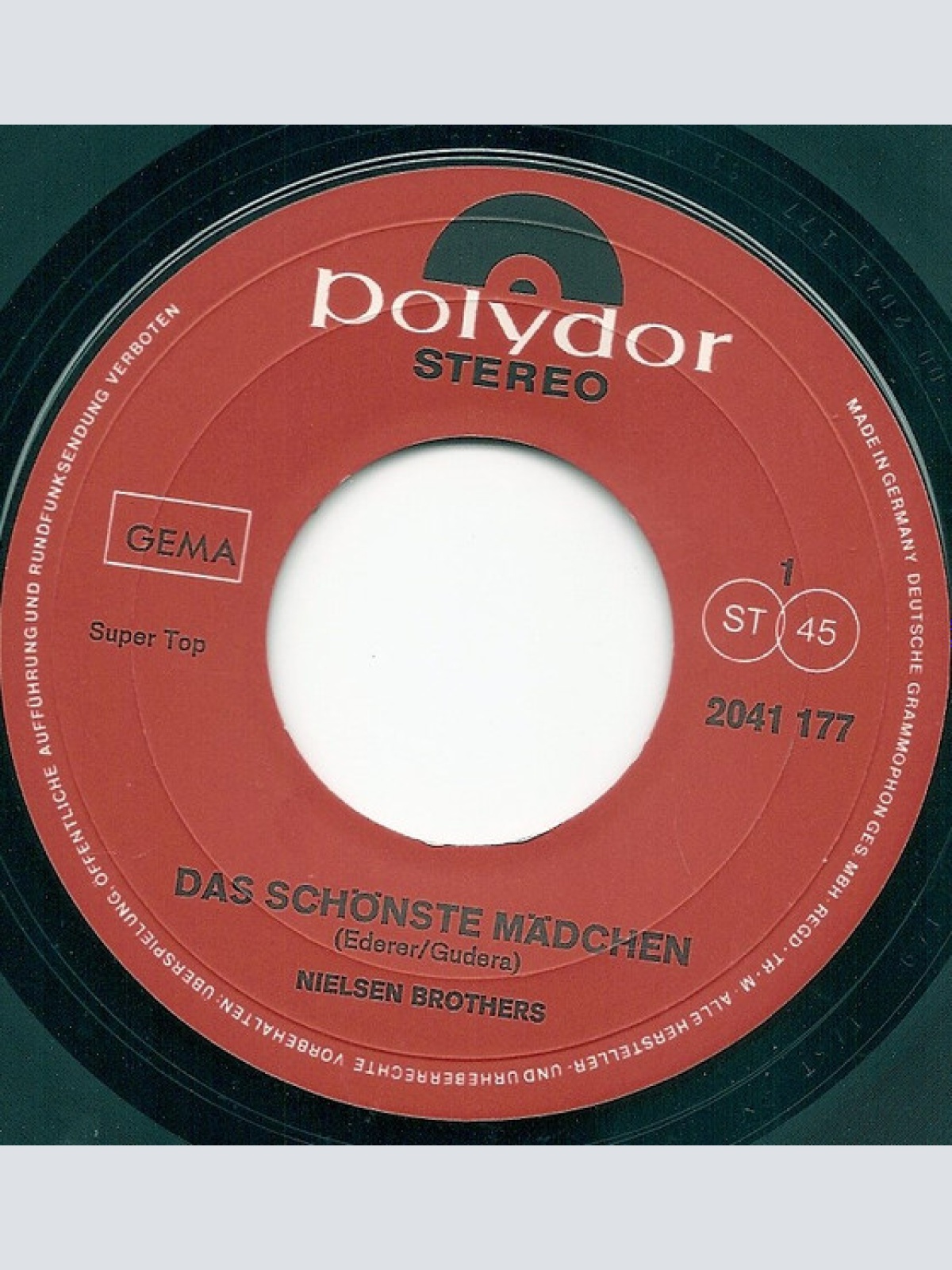 Vinyl / Nielsen Brothers* - Das Schönste Mädchen / Der Alte Zigeuner